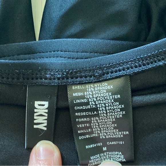 DKNY One Piece Halter Swimsuit, Size Medium - Picture 7 of 8